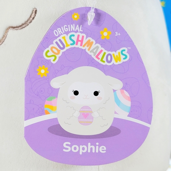 Squishmallow Sophie the Lamb 11" UltraSoft Easter Holiday Toy Plush NWT - Picture 5 of 6